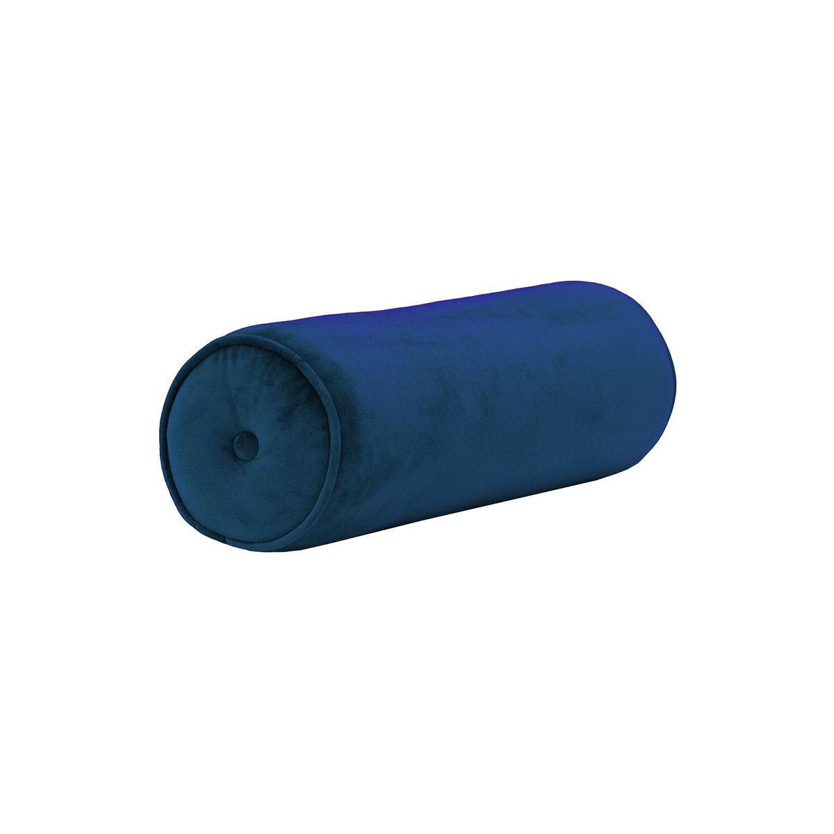 Velvet bolster cushion, blue - image 1