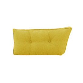 Rectangular cushion, yellow