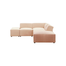 Mojo Modular Corner Sofa, boucle pink - thumbnail 3