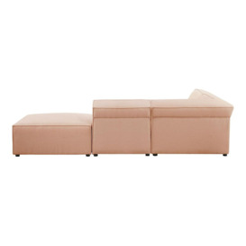 Mojo Modular Corner Sofa, boucle pink - thumbnail 2