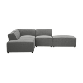 Mojo Modular Corner Sofa, dark red