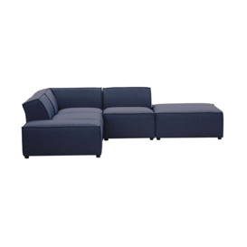 Mojo Modular Corner Sofa, navy blue - thumbnail 1