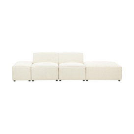 Mojo Modular Sofa, boucle white - thumbnail 1