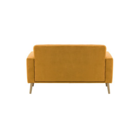 Neat 2 Seater Sofa in a Box, mustard, Leg colour: like oak - thumbnail 2
