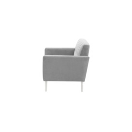 Neat 2 Seater Sofa in a Box, silver, Leg colour: white - thumbnail 3