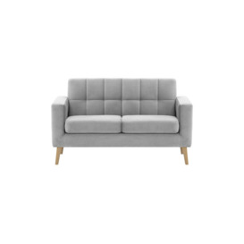Neat 2 Seater Sofa in a Box, light grey, Leg colour: black - thumbnail 1