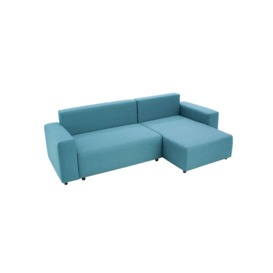 Solace Right Hand Corner Sofa Bed, turquoise - thumbnail 3