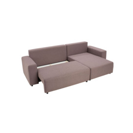 Solace Right Hand Corner Sofa Bed, pink - thumbnail 2