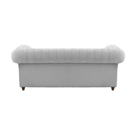 Chesterfield Max 2 Seater Sofa Bed, silver, Leg colour: dark oak - thumbnail 3