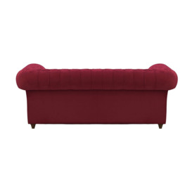 Chesterfield Max 2 Seater Sofa Bed, pink, Leg colour: dark oak - thumbnail 2