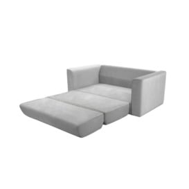 Jules 2.5 Seater Sofa Bed, silver - thumbnail 2