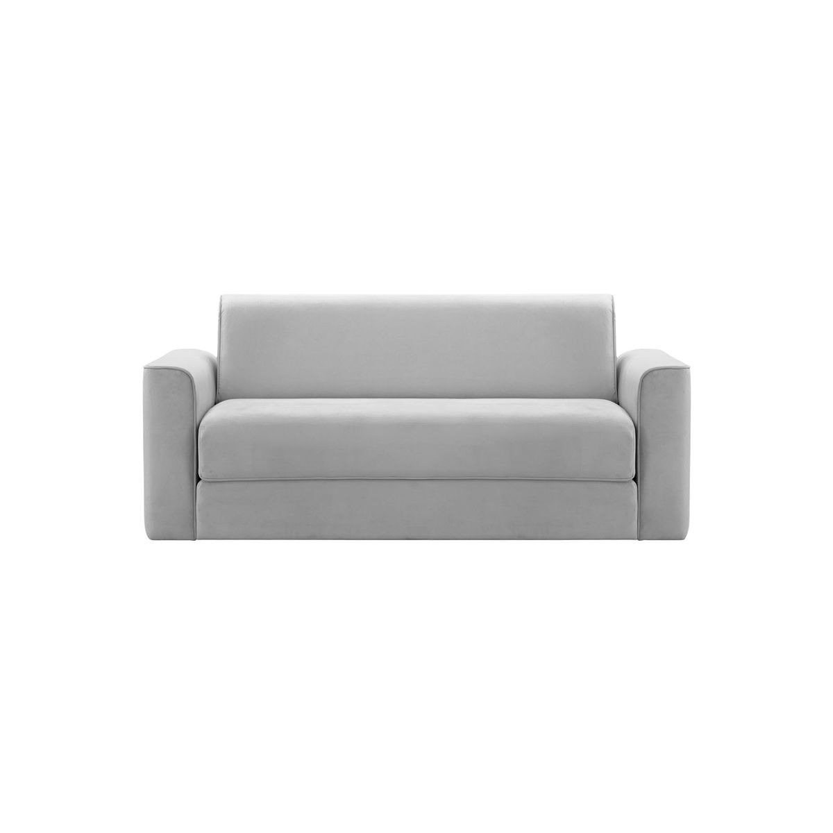 Jules 3 Seater Sofa Bed, silver - image 1