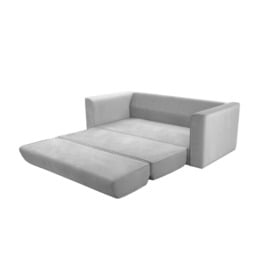 Jules 3 Seater Sofa Bed, silver - thumbnail 2