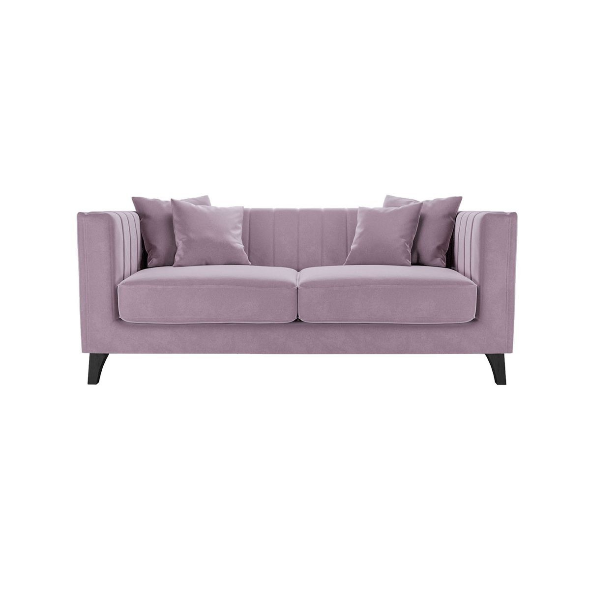 Barra 2 Seater Sofa, mink, Leg colour: dark oak - image 1