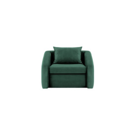 Alma Chair Bed, dark green