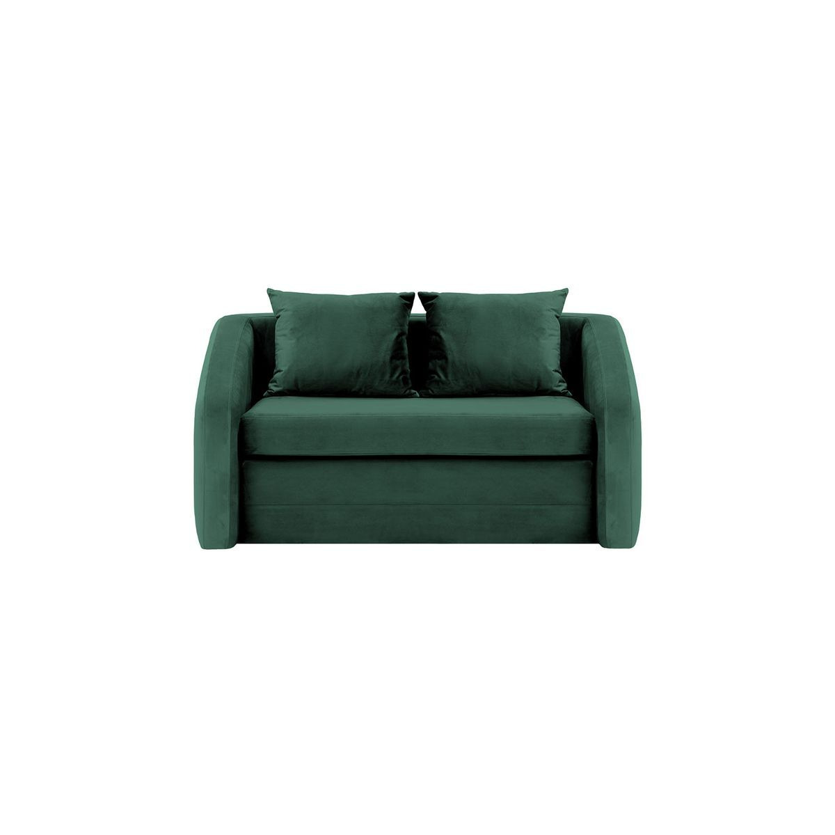 Alma 2 Seater Sofa Bed, dark green - image 1