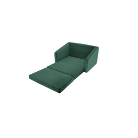 Alma 2 Seater Sofa Bed, dark green - thumbnail 2