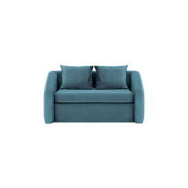Alma 2 Seater Sofa Bed, dirty blue