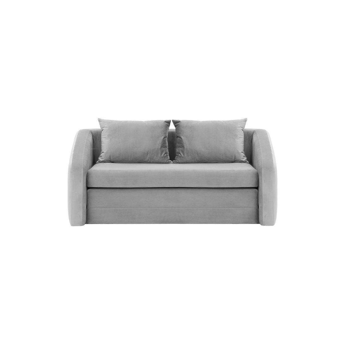 Alma 2.5 Seater Sofa Bed, silver - image 1