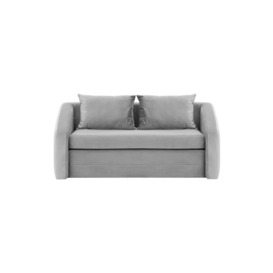 Alma 2.5 Seater Sofa Bed, silver - thumbnail 1