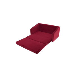 Alma 3 Seater Sofa Bed, dark red - thumbnail 2
