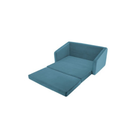 Alma 3 Seater Sofa Bed, dirty blue - thumbnail 2