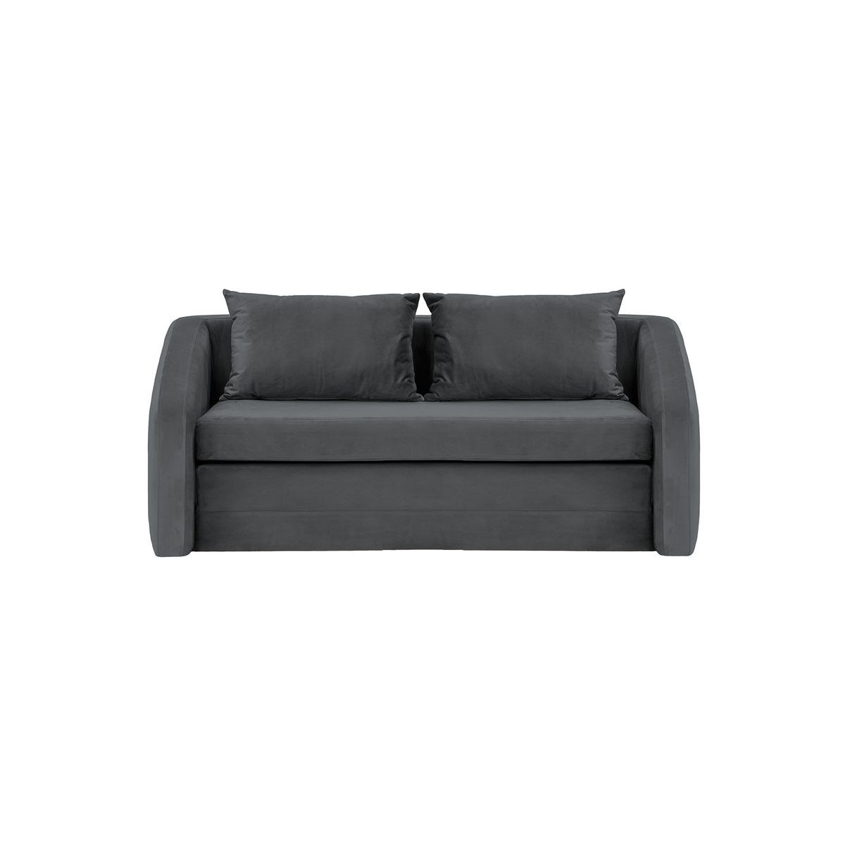 Alma 3 Seater Sofa Bed, boucle grey - image 1