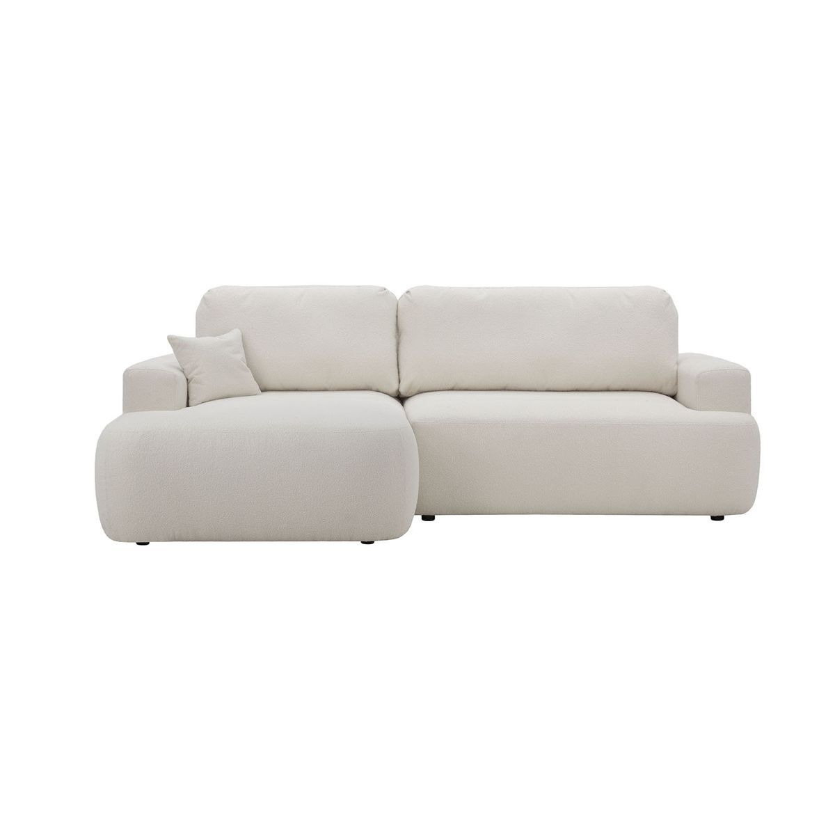 Bubble Left Hand Corner Sofa Bed, pastel pink