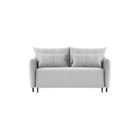 Zoya 2 seater Sofa Bed, silver, Leg colour: black - thumbnail 1