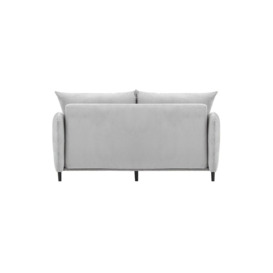 Zoya 2 seater Sofa Bed, silver, Leg colour: black - thumbnail 3