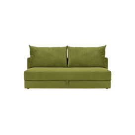Vena 3 seater Sofa Bed, olive green