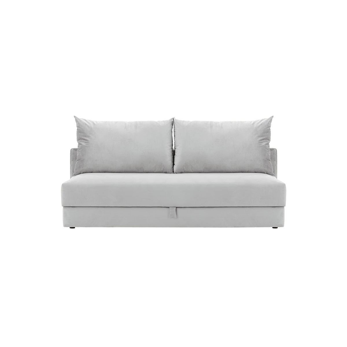 Vena 3 seater Sofa Bed, silver - image 1