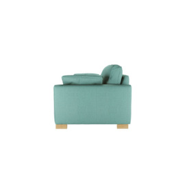 Ronay 2-seater Sofa, turquoise, Leg colour: like oak - thumbnail 3