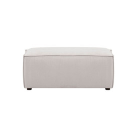 Charles Small Pouffe (P1), silver