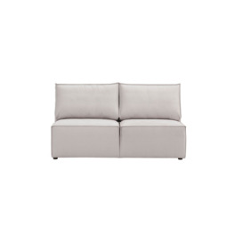 Charles 2 Seater Modular Unit (2CP), silver