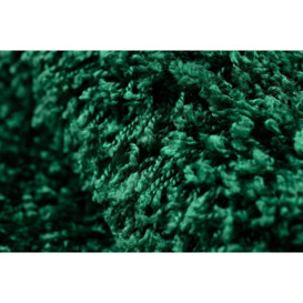 Finn Shag Pile Rug Bottle Green, 60x100 cm - thumbnail 2
