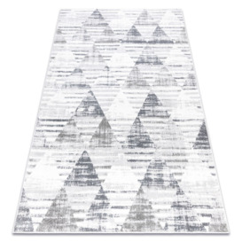 Lonny Cookaric And Vintage Rug White Grey, 80x150 cm - thumbnail 1