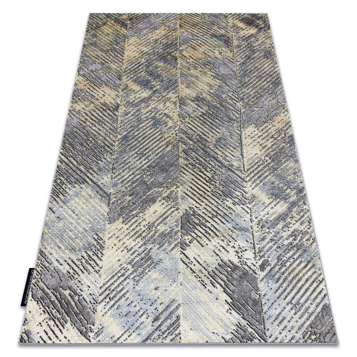 King Cookaric And Vintage Rug Gold Grey, 120x170 cm - image 1