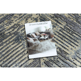 King Cookaric And Vintage Rug Gold Grey, 120x170 cm - thumbnail 3