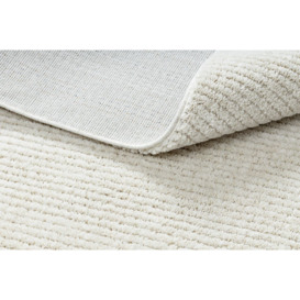 Carpet Barinio stripes white Fringe Berber Moroccan shaggy, 140x190 cm - thumbnail 2