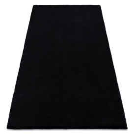 Taol Single Coloured Rug Black, 120x170 cm - thumbnail 1