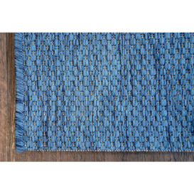 Cika Single Coloured Rug Blue, 140x200 cm - thumbnail 2