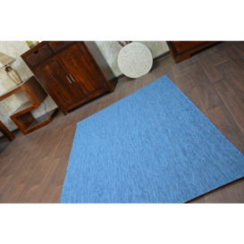 Cika Single Coloured Rug Blue, 140x200 cm - thumbnail 3