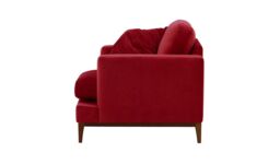 Covex Wood Armchair, dark red, Leg colour: aveo - thumbnail 3