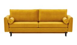 Cornelia Sofa Bed with Storage, pink, Leg colour: like oak - thumbnail 1