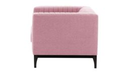 Slender Wood Armchair, pink, Leg colour: black - thumbnail 3