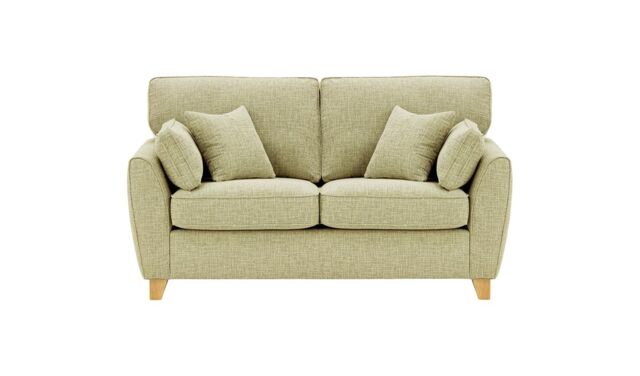 James 2 Seater Sofa, silver, Leg colour: white - image 1