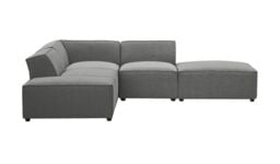 Mojo Modular Corner Sofa, dark red