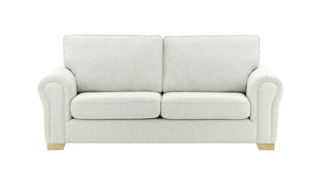 Bonna 3 Seater Sofa, grey, Leg colour: wax black - image 1