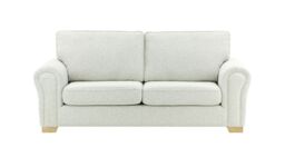 Bonna 3 Seater Sofa, grey, Leg colour: wax black - thumbnail 1